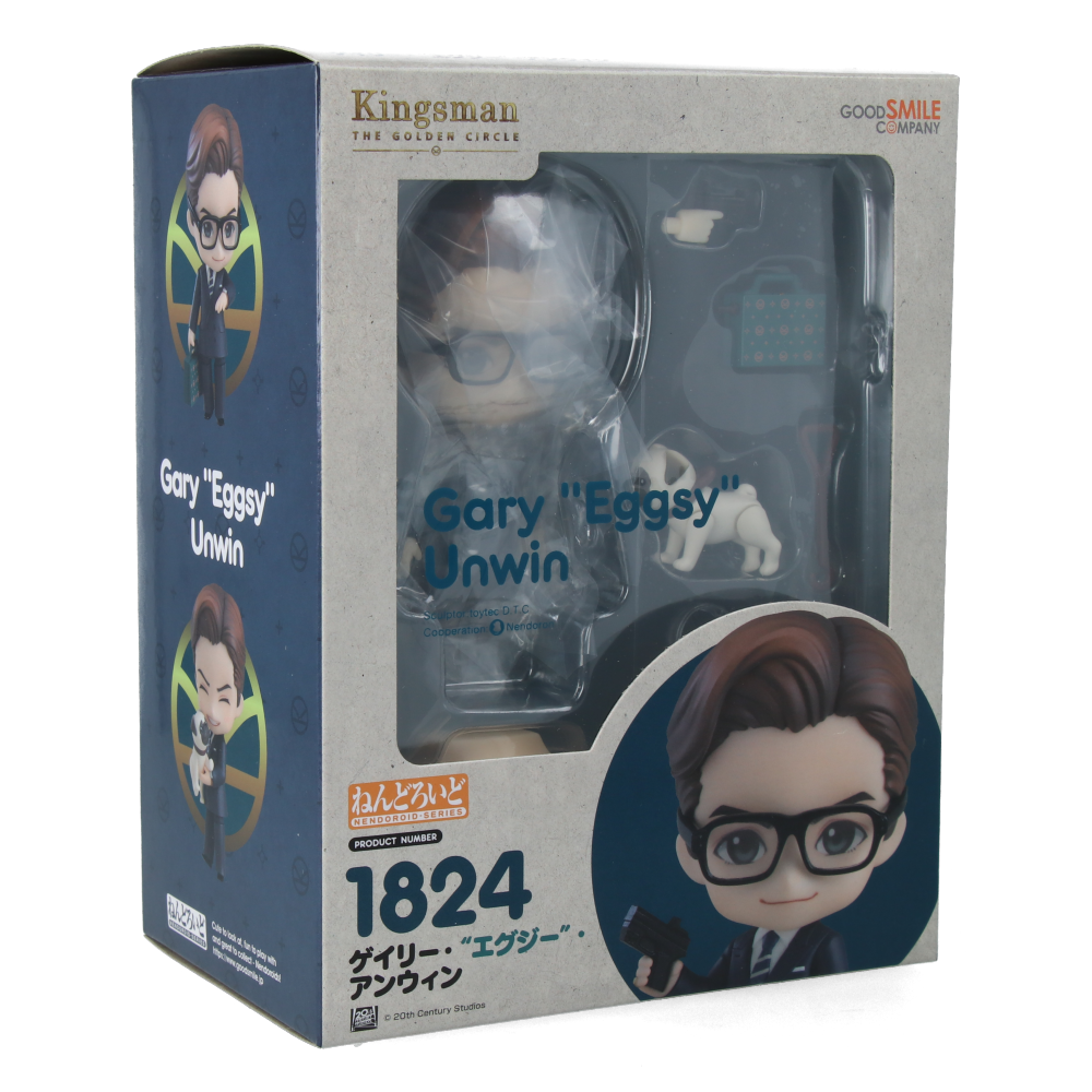 Nendoroid Gary Eggsy Unwin Action Figure - Kingsman: The Golden Circle Collectible Toy for Movie Fans & Anime Lovers | Perfect for Display, Gifts, and Cosplay Props