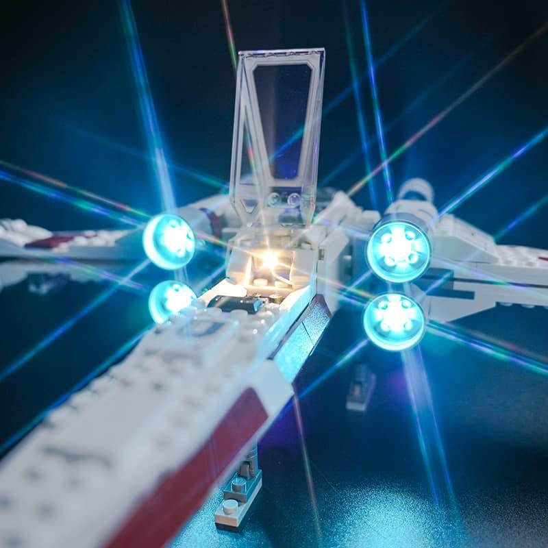 LEGO Star Wars TIE Fighter & X Wing Mash Up 75393 Light Kit - DIY Building Blocks Lighting Set for Display & Collection | Perfect for Home Decoration, Gift Giving & Star Wars Fans