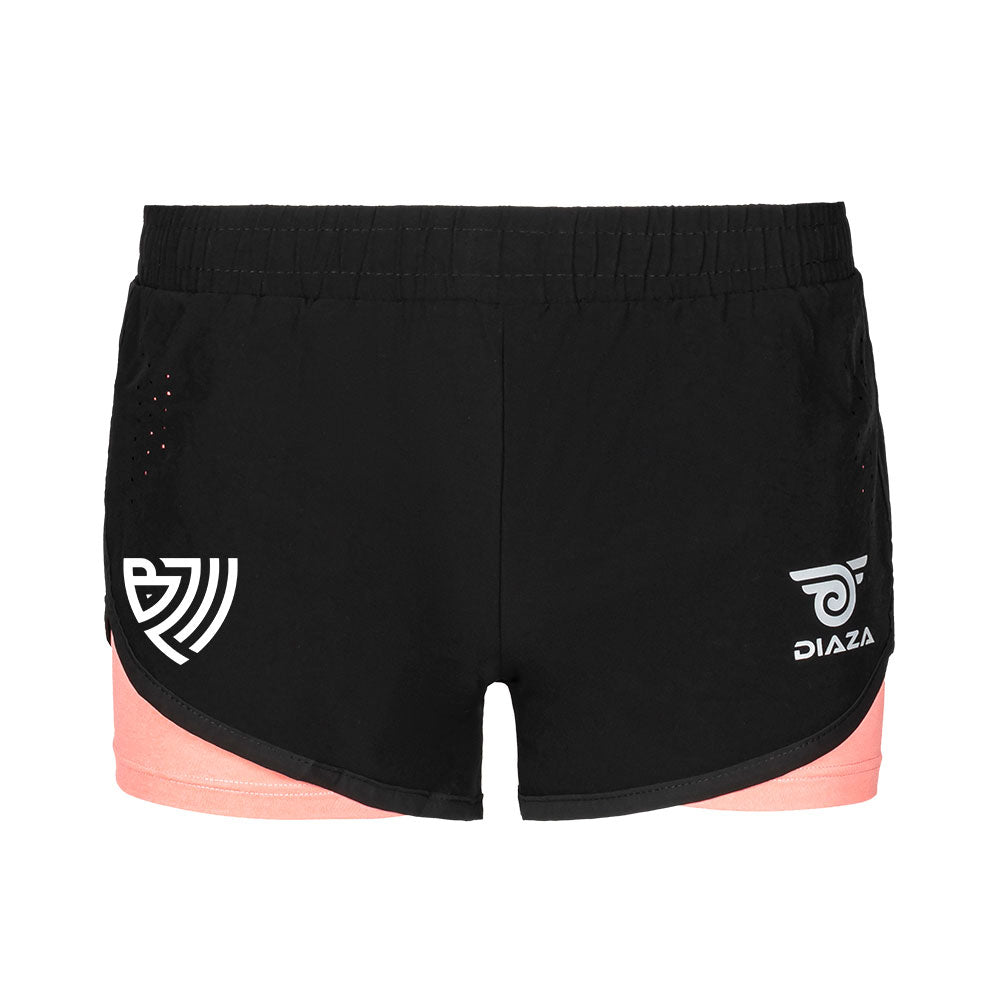 Bzw Women's Pink Shorts - High Waisted Stretchy Comfortable Summer Casual Shorts for Running, Yoga, and Beach Outfits