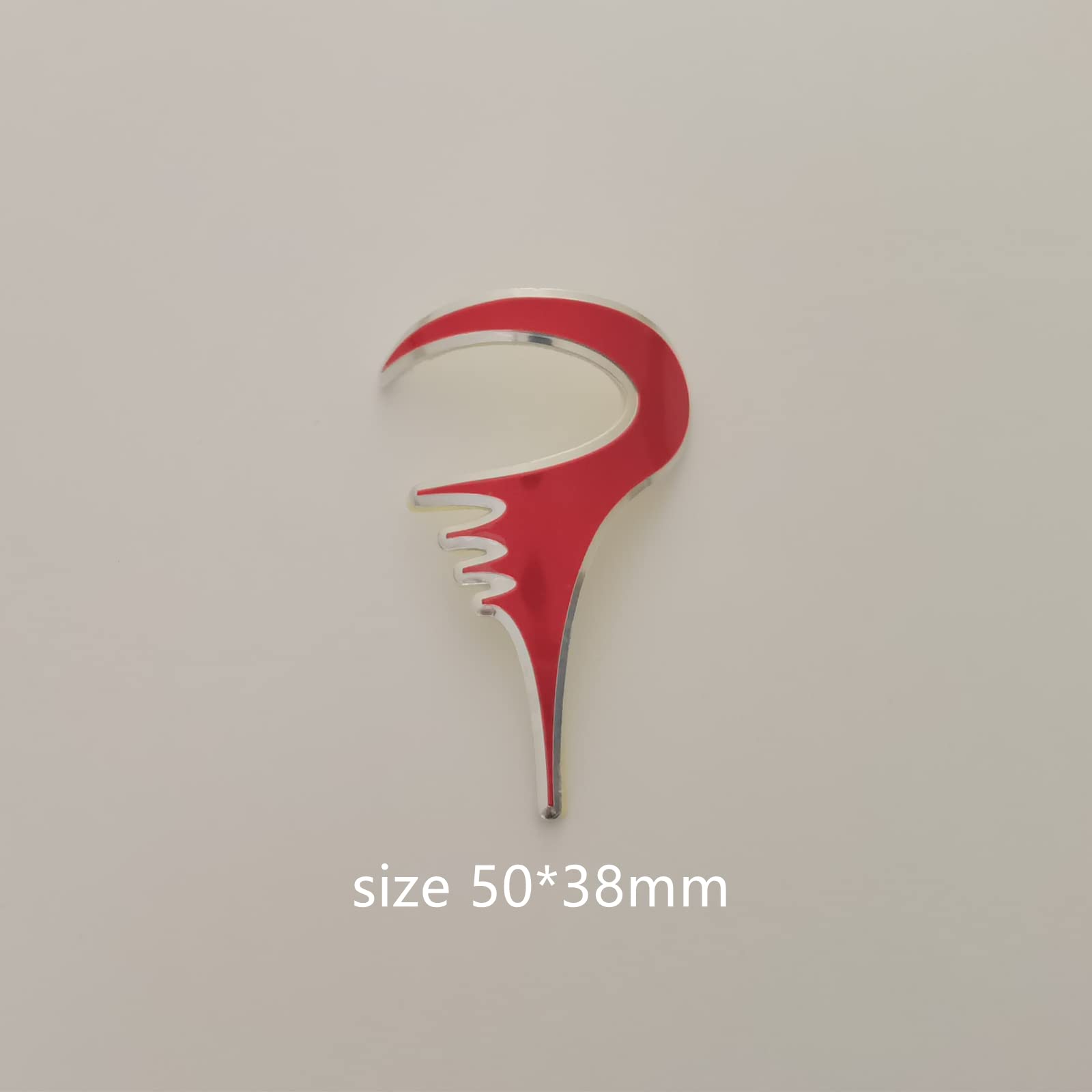 Premium MTB Bike Head Badge Decals - Waterproof Vinyl Stickers for BMX & Foldable Bikes (Pinarello Red) - Perfect for Customizing Bike Frames & Enhancing Style