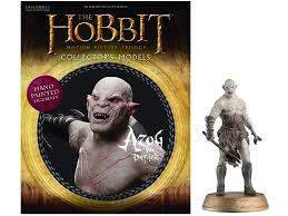 Azog The Defiler - Premium Collector's Model from The Hobbit Trilogy | Detailed Eaglemoss Figurine for Movie Fans & Fantasy Collectors | Perfect for Display, Gifts, and Themed Decor