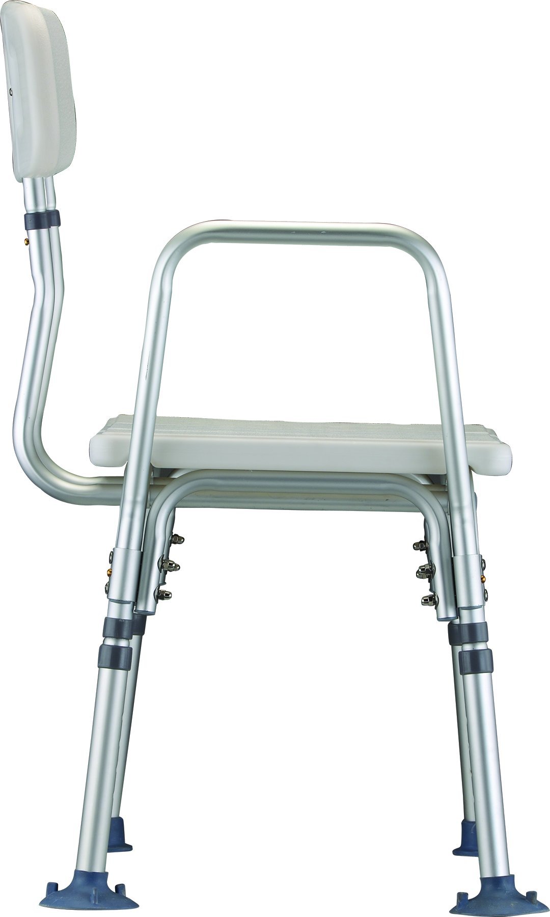 NOVA Medical Portable Bath Transfer Bench - Lightweight Shower Chair for Elderly & Disabled - Safe Non-Slip Bathtub Seat with Adjustable Legs - Ideal for Home Care & Assisted Living Facilities