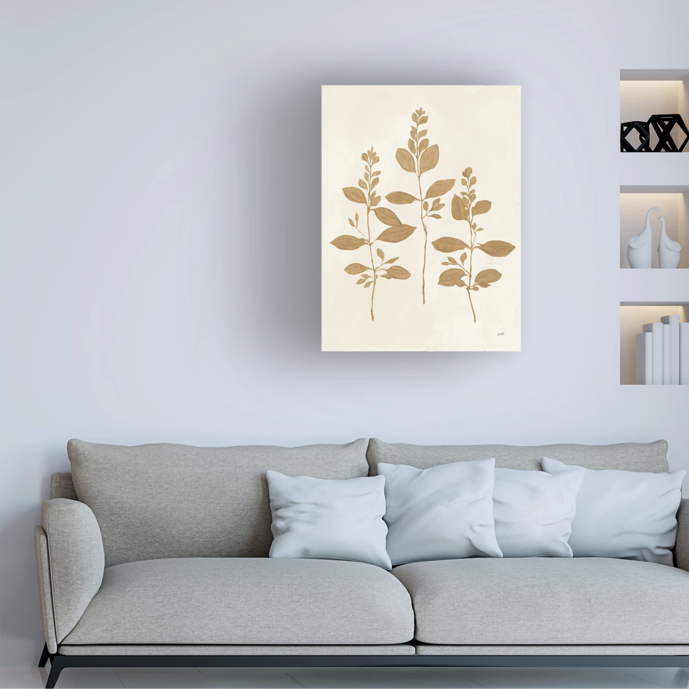 Trademark Fine Art 'Scandy Baby Gray X' Canvas Wall Art by Melissa Averinos - 35x47 Inch Modern Nursery Decor, Perfect for Baby Rooms & Gender-Neutral Nursery Themes