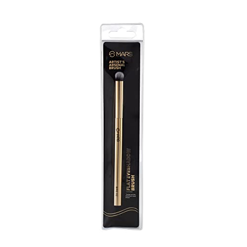 MARS Artist's Arsenal Flat Eyeshadow Brush 20GM | Soft Synthetic Bristles & Metal Handle | Professional Makeup Brush for Easy Eyeshadow Application | Perfect for Smokey Eyes, Cut Crease & Everyday Makeup Looks