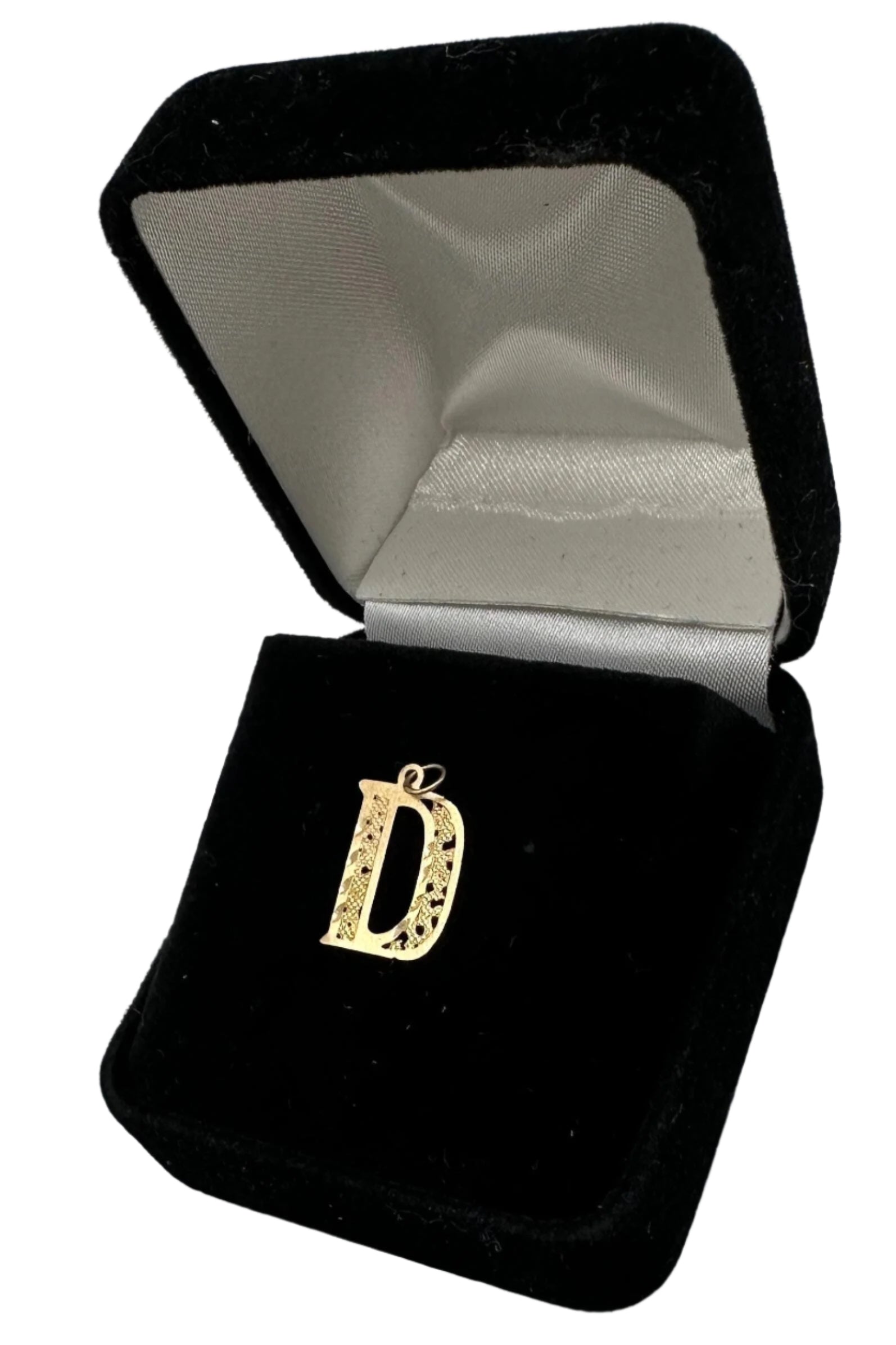 14K Yellow Gold Initial D Pendant Charm - 0.2 Grams - Personalized Name Necklace for Women - Elegant Gift for Birthday, Anniversary & Valentine's Day