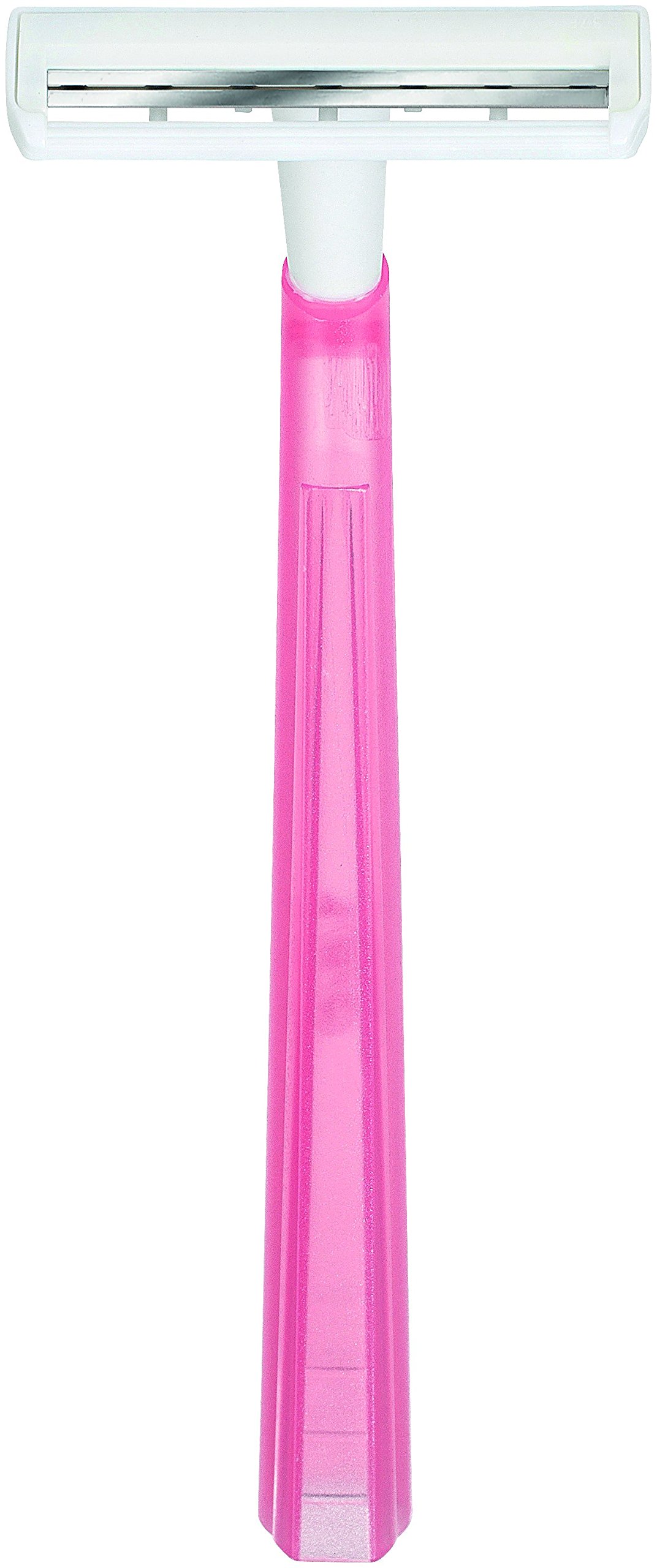 BIC Twin Lady Sensitive Razors - 15 Pack Disposable Razors with 2 Blades for Smooth & Precise Shave - Ideal for Sensitive Skin & Travel Use
