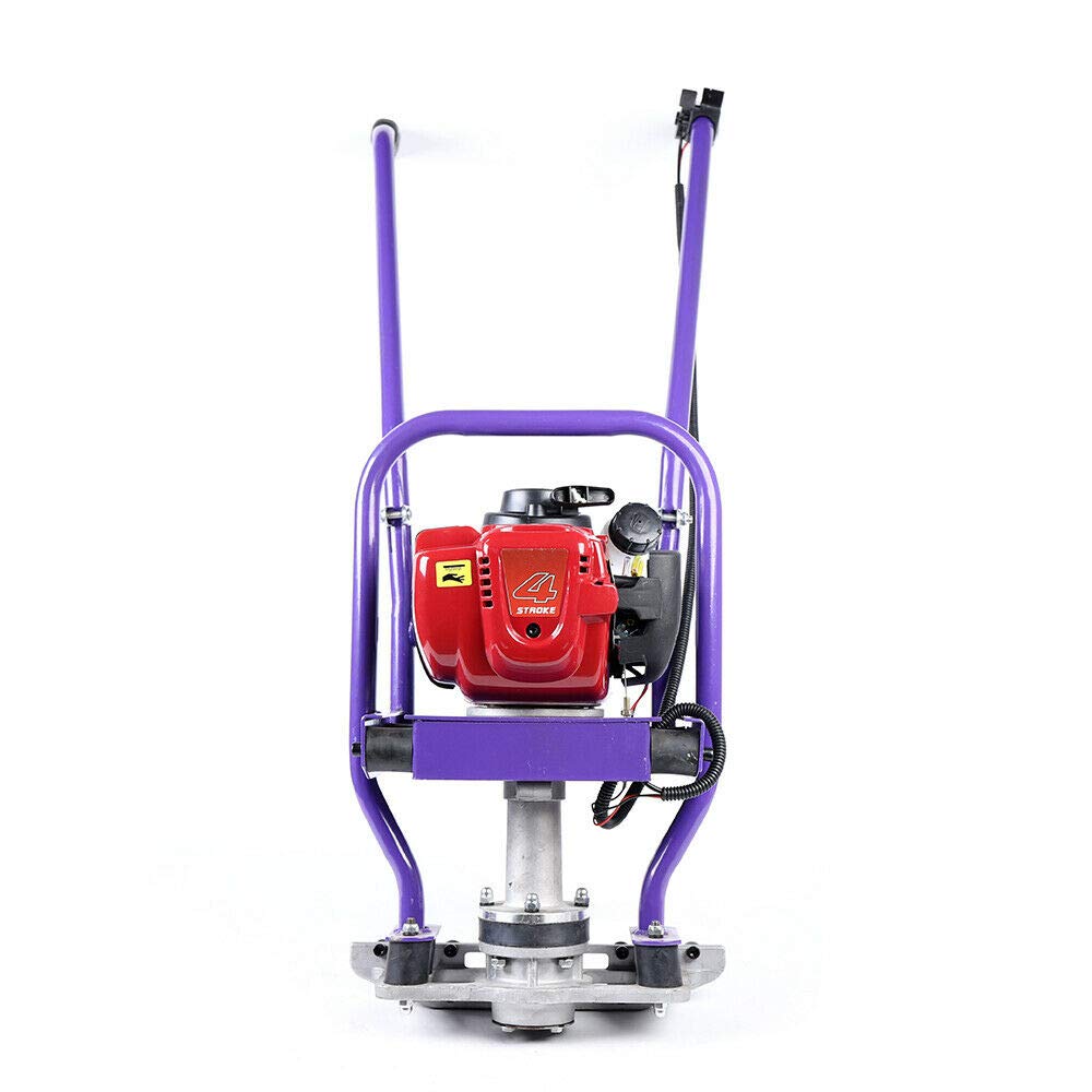 35.8CC 4-Stroke Gas Powered Concrete Screed with GX35 Engine - 1.36HP Vibrating Motor for Concrete Leveling & Cement Finishing - Ideal for Driveways, Patios & Construction Projects
