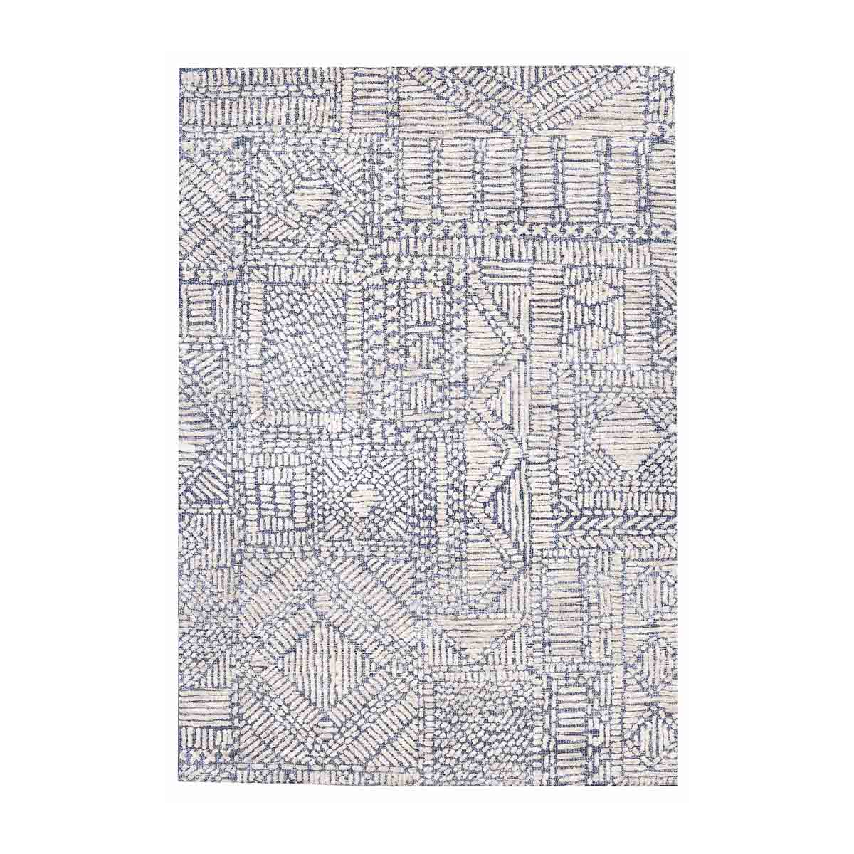 Stylish Karmen Geometric Patterned Area Rug - Modern Home Decor for Living Room, Bedroom & Office - Soft & Durable Non-Slip Floor Mat