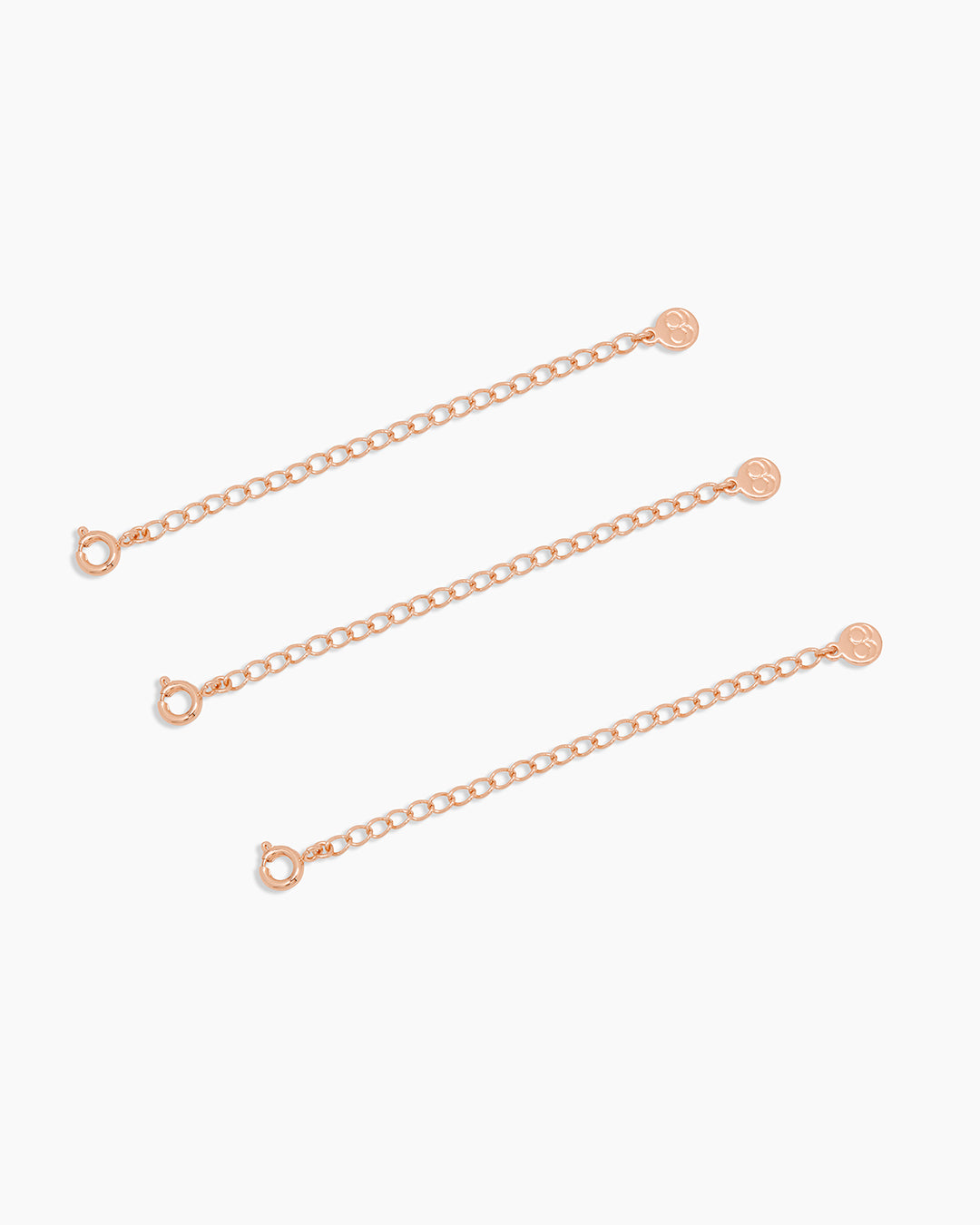 3-Piece Necklace Extender Set - 3 Inch Adjustable Chain Extender for Jewelry Customization - Perfect for Necklaces, Pendants & Charms