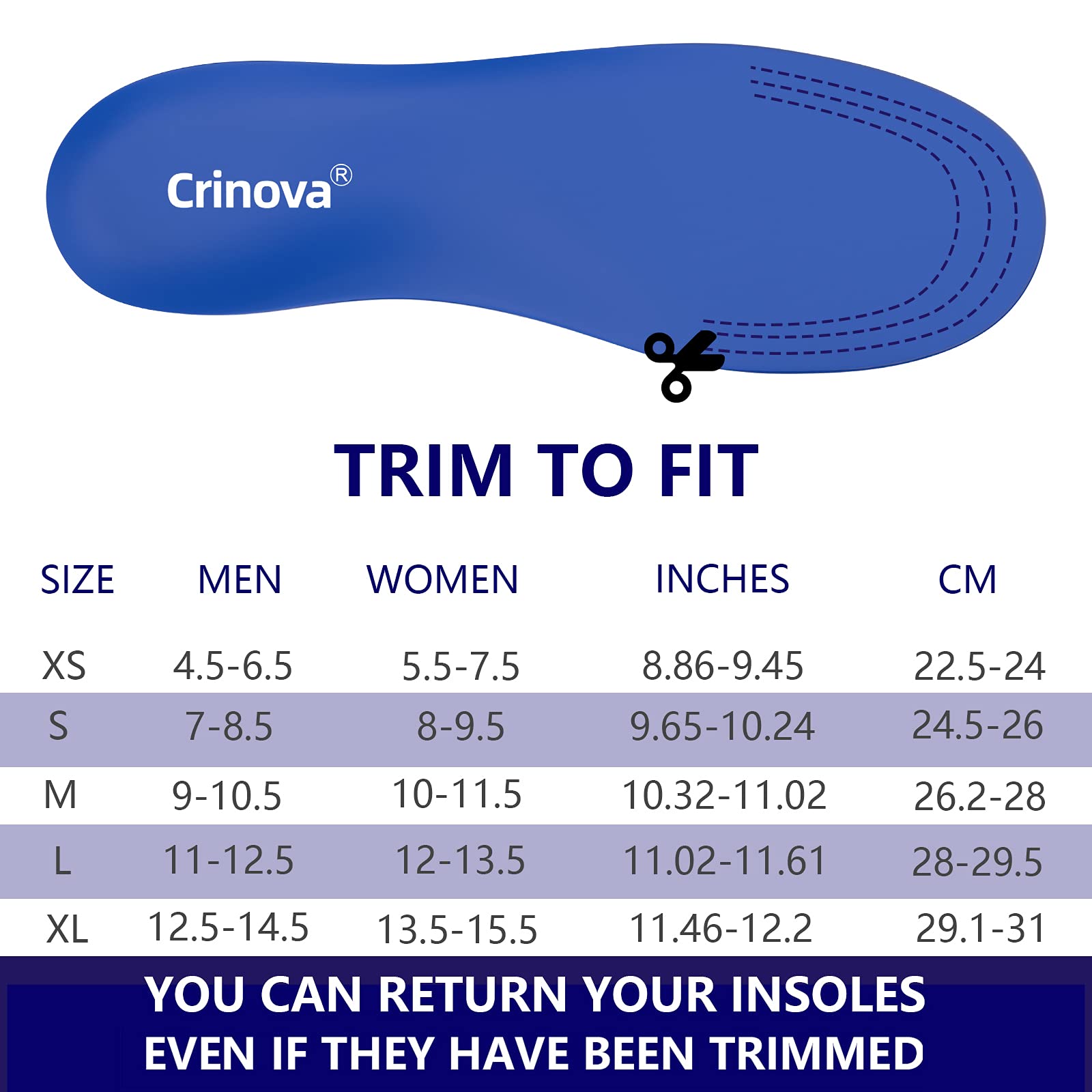 Plantar Fasciitis Insoles for Men & Women - High Arch Support Orthotic Shoe Inserts - Gel Running Insoles for Flat Feet, Arch Pain & Pronation Relief - Heavy Duty Support for Metatarsalgia Pain - Perfect for Running, Walking & Daily Comfort