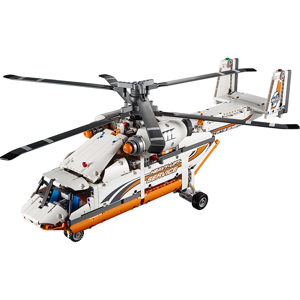 LEGO Technic 42052 Heavy Lift Helicopter Building Set - 1,630 Pieces, STEM Toy for Kids & Adults, Remote Control Helicopter Model Kit for Creative Play & Display