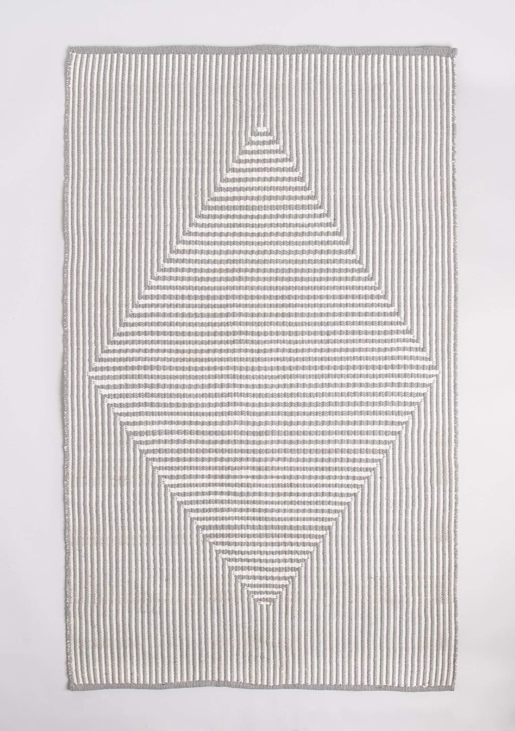 Fab Habitat Machine Washable Area Rug - Hand Woven, Stain Resistant, Pet Friendly - Premium Recycled Polyester Yarn - Contemporary Design - 5'x8' Gray Rug for Bedroom, Living Room & Dining Room - Perfect for Denver Homes & Apartments - Cozy Home Decor & Floor Protection