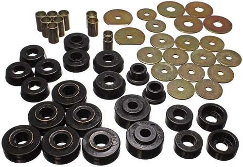 Energy Suspension 3-4138G Body Mount Bushing Set - High Performance Polyurethane Bushings for Smooth Ride & Vibration Reduction - Perfect for Off-Road, Truck & SUV Suspension Upgrades
