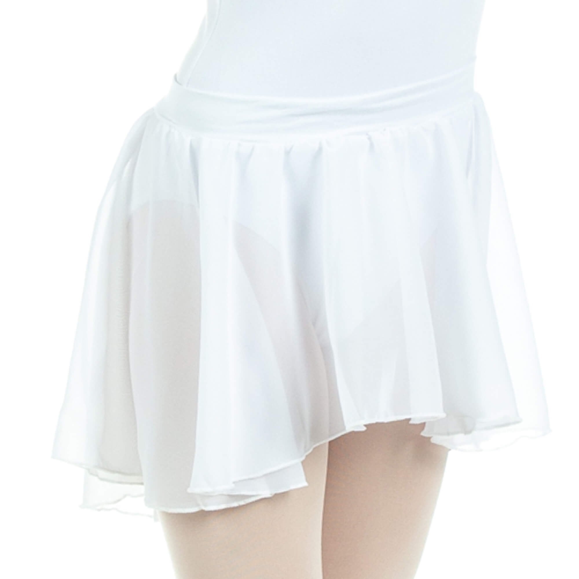 Danzcue Girls Ballet Skirt - Chiffon Wrap Dance Skirt with Elastic Waist for Toddler & Kids Ballet Class, Recital, Performance & Photo Shoot
