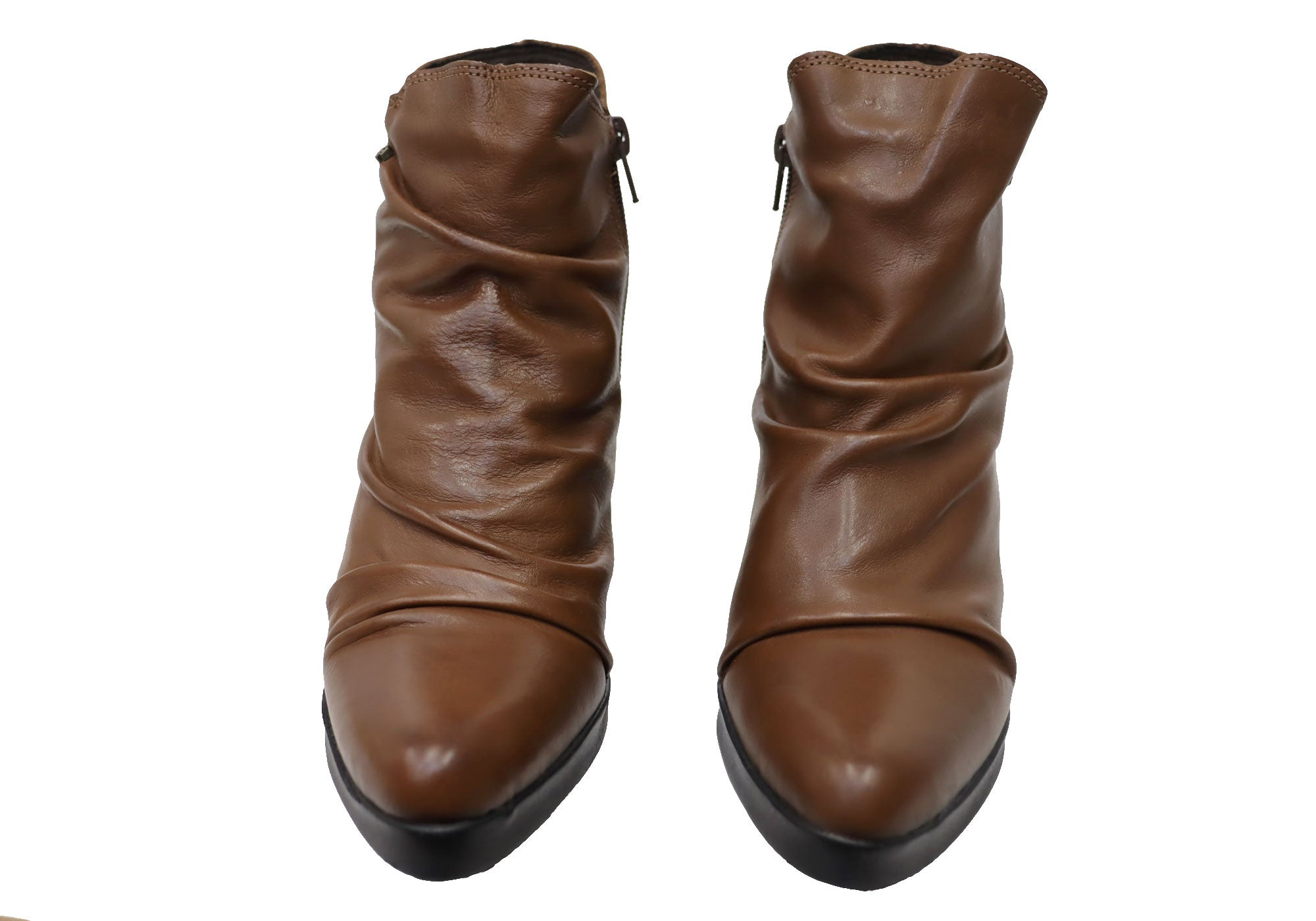 Perlatto Hilton Women's Comfortable Leather Ankle Boots - Made in Brazil - Stylish & Durable for Work, Travel & Everyday Wear