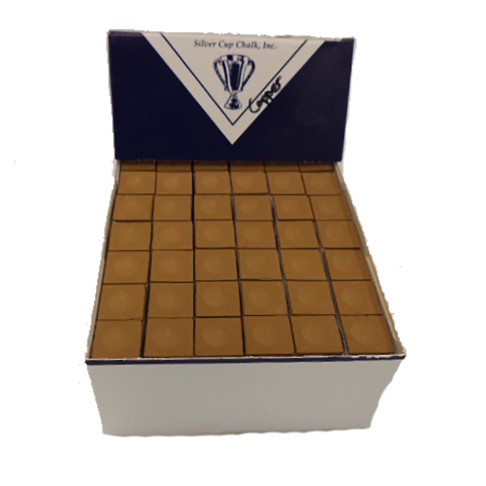 Premium Silver Cup Pool Cue Chalk - Copper Color (12 Dozen) - Professional Billiards Accessory for Smooth Shots & Enhanced Grip