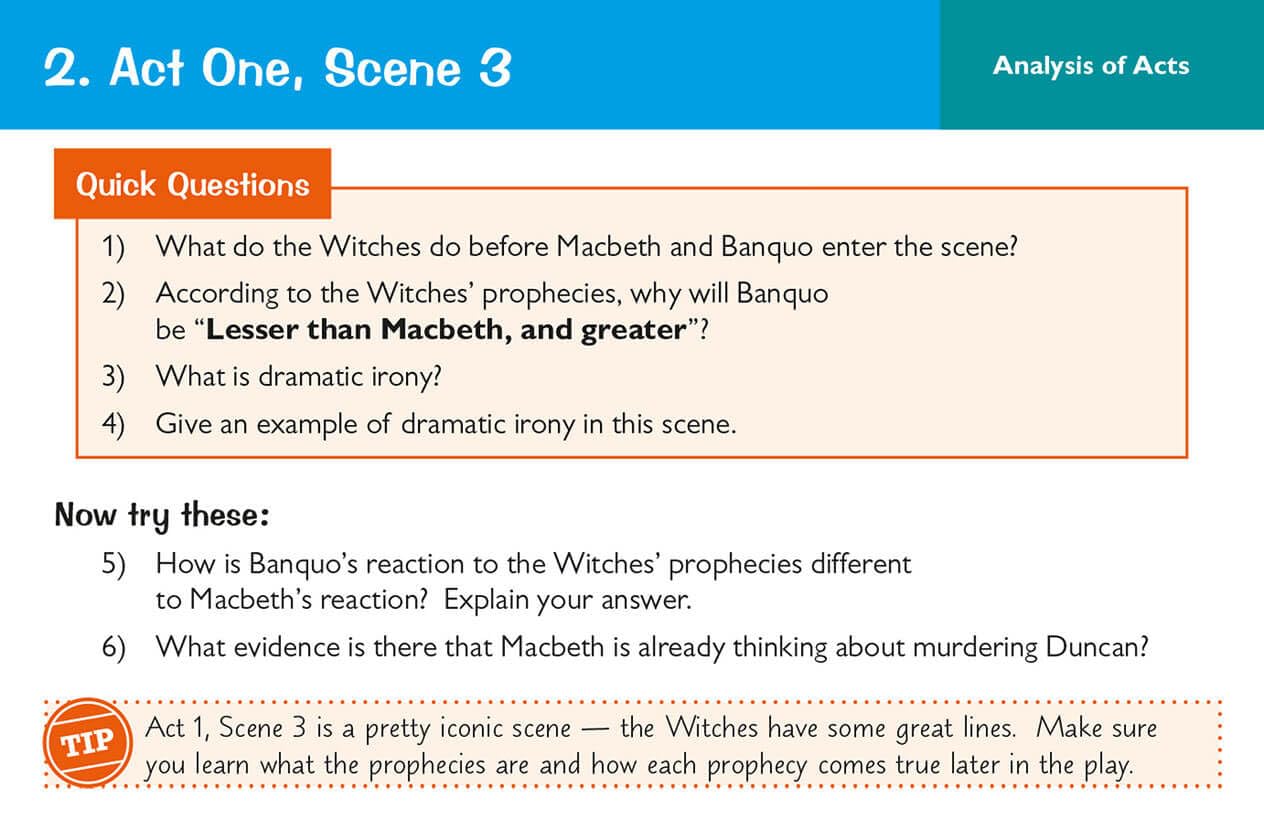 GCSE English Literature Revision Cards: Macbeth by Shakespeare - Study Guide for 2025 & 2026 Exams | CGP GCSE Question Cards | Perfect for Classroom Learning & Self-Study