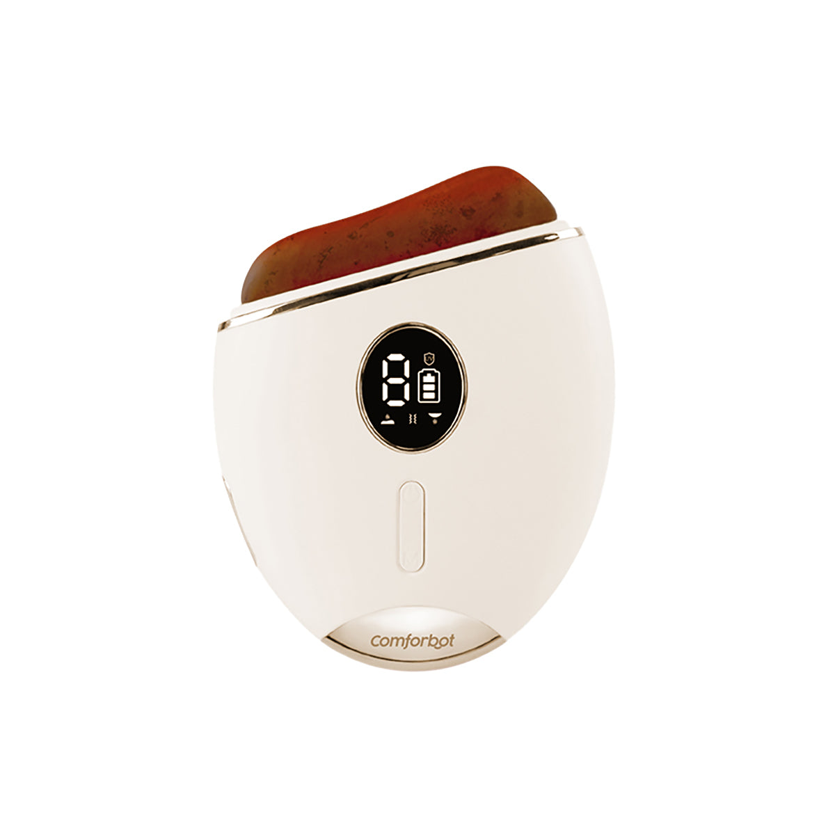 Comforbot G1 Smart Natural Red Stone Full Body Massager - Detox, Warm Uterus, Skin Rejuvenation, Hot Compress & Gua Sha Tool for Women's Wellness and Relaxation at Home/Spa