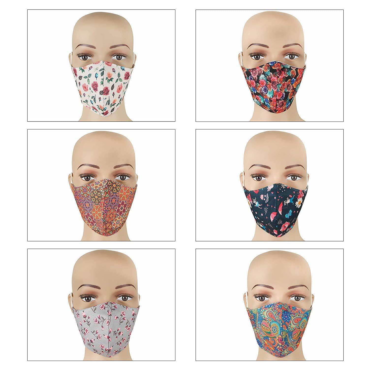 MT BROTHERS 3-in-1 Facial Steamer with 6 Pack Reusable Fashion Print Face Masks for Kids & Teens - Home Spa & Skincare Essentials for Boys & Girls - Perfect for Daily Skincare Routine, Relaxation & Self-Care