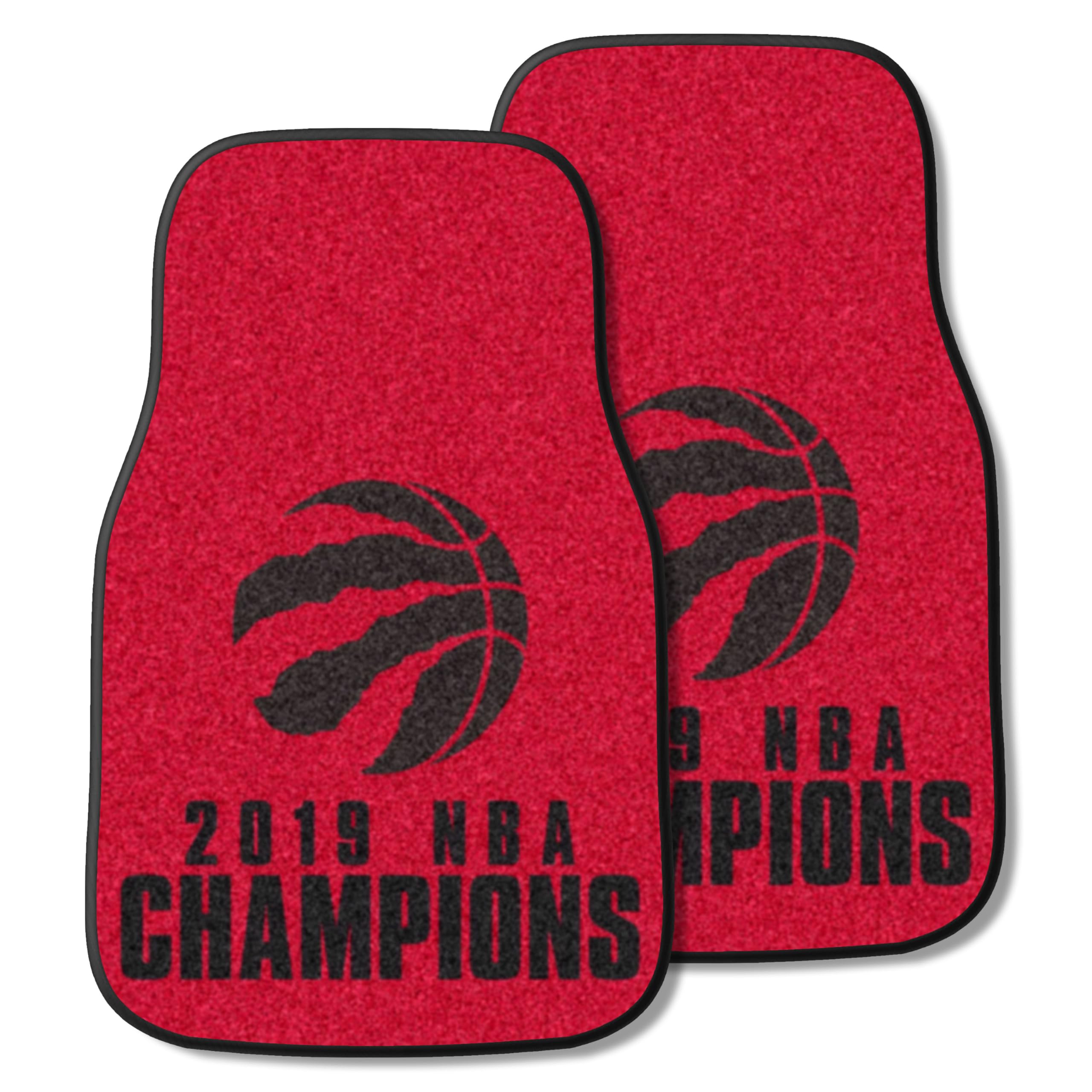 FANMATS NBA Unisex-Adult 2-Piece Car Carpet Mat Set - Durable Floor Mats for Cars, Trucks & SUVs - Team Logo Design for Basketball Fans