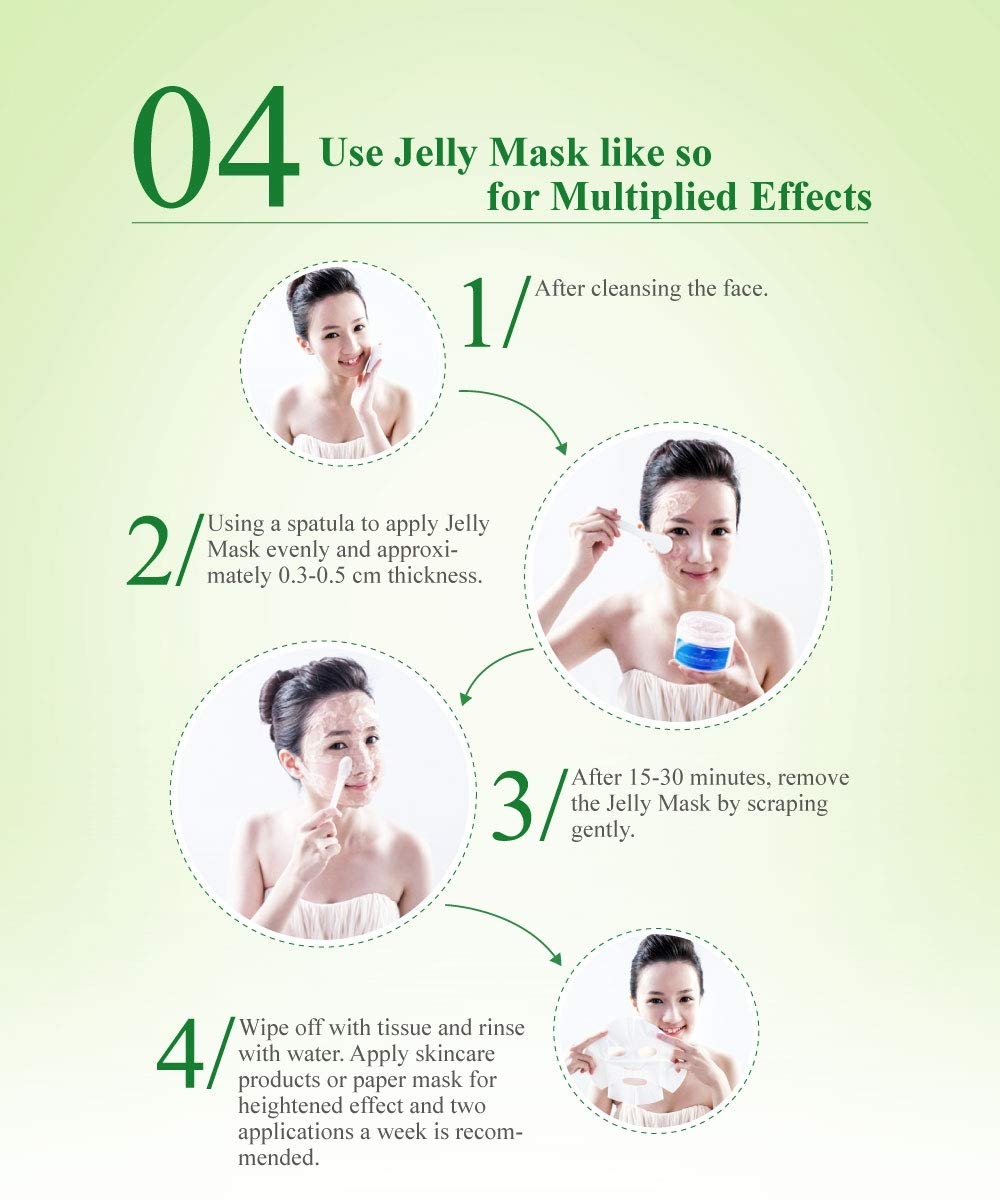 ANNIE'S WAY Upgraded Aloe Seaweed Anti-Acne Jelly Mask 8oz - Soothing Face Mask for Oily & Acne-Prone Skin, Deep Cleansing & Hydrating Treatment for Daily Skincare Routine