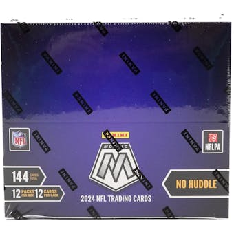 2024 Panini Mosaic No Huddle Football Trading Card Box - Premium NFL Collectible Cards for Sports Fans & Investors | Perfect for Trading, Collecting & Displaying in Home or Office