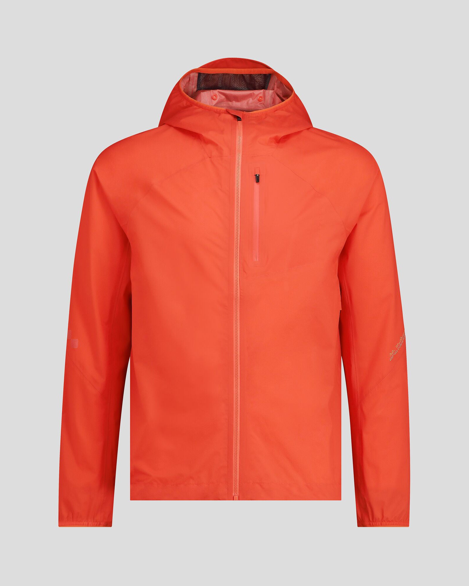 Men's Seeker 2.5L Waterproof Rain Jacket - Lightweight Windbreaker for Hiking & Outdoor Activities (Hut Orange) - Perfect for Camping, Travel & Bad Weather Protection