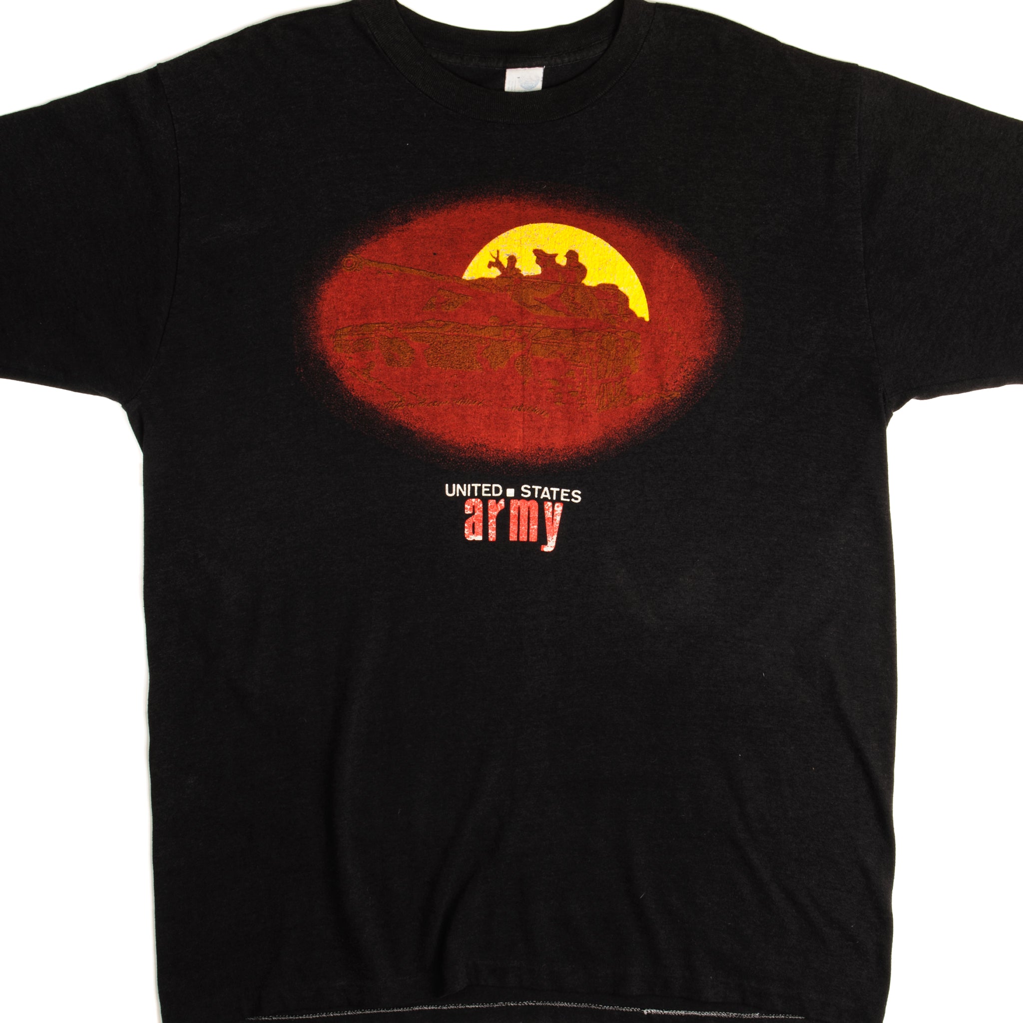 Vintage US Army Tee Shirt - Authentic Military Style T-Shirt for Men, Size Large, 100% Cotton, Made in USA | Perfect for Casual Wear, Patriotic Events & Vintage Fashion Enthusiasts