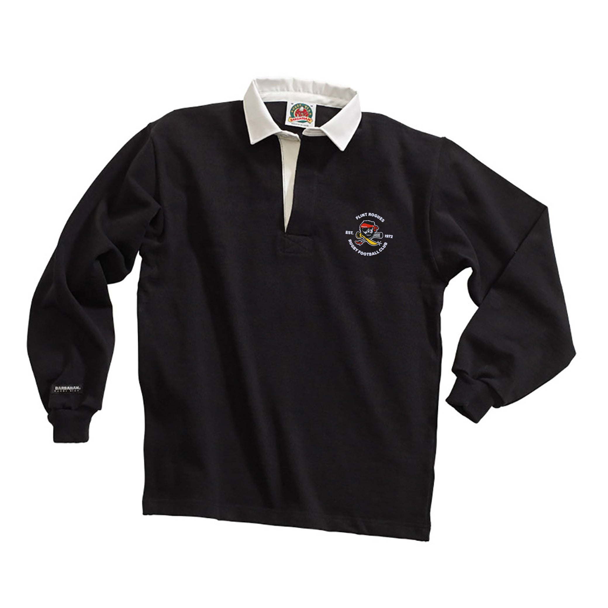 Flint Rogues RFC Traditional Rugby Jersey - Men's Classic Rugby Shirt for Match & Training - Breathable & Durable for Sports & Fan Wear