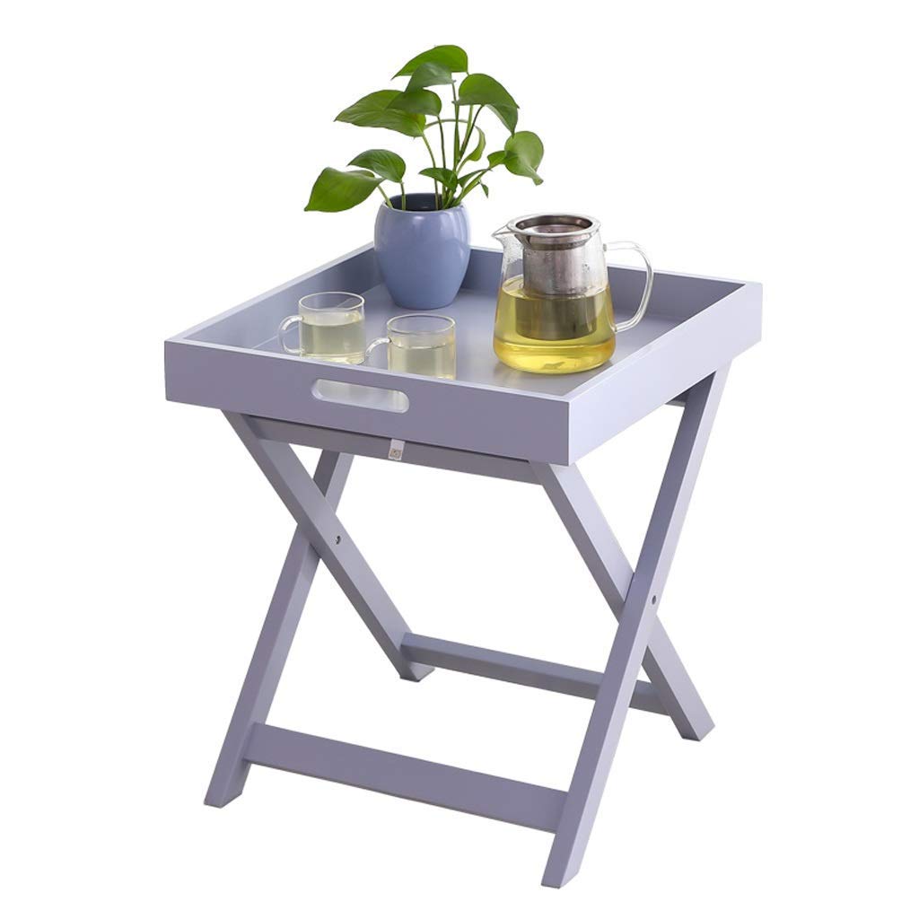 Nordic Foldable Coffee Table - Small Cocktail Table, End Table for Living Room, Balcony & Bay Window | Perfect for Tea Time, Casual Gatherings & Sofa Side Use