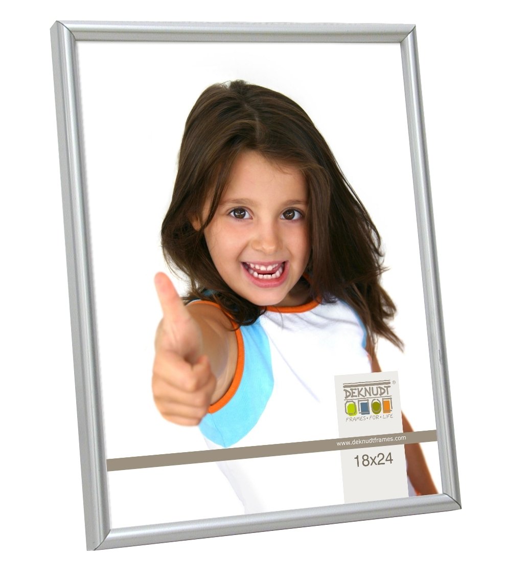 Premium Resin Photo Frame with Gold and Silver Matte Finish - 28 x 35 cm - Perfect for Home Decor, Wedding Photos & Wall Display
