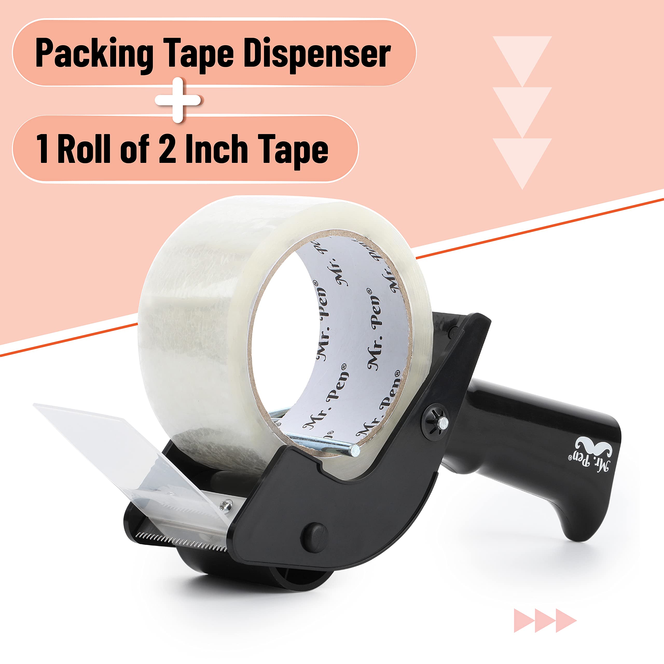 Mr. Pen Heavy Duty Packing Tape Dispenser Gun with 2