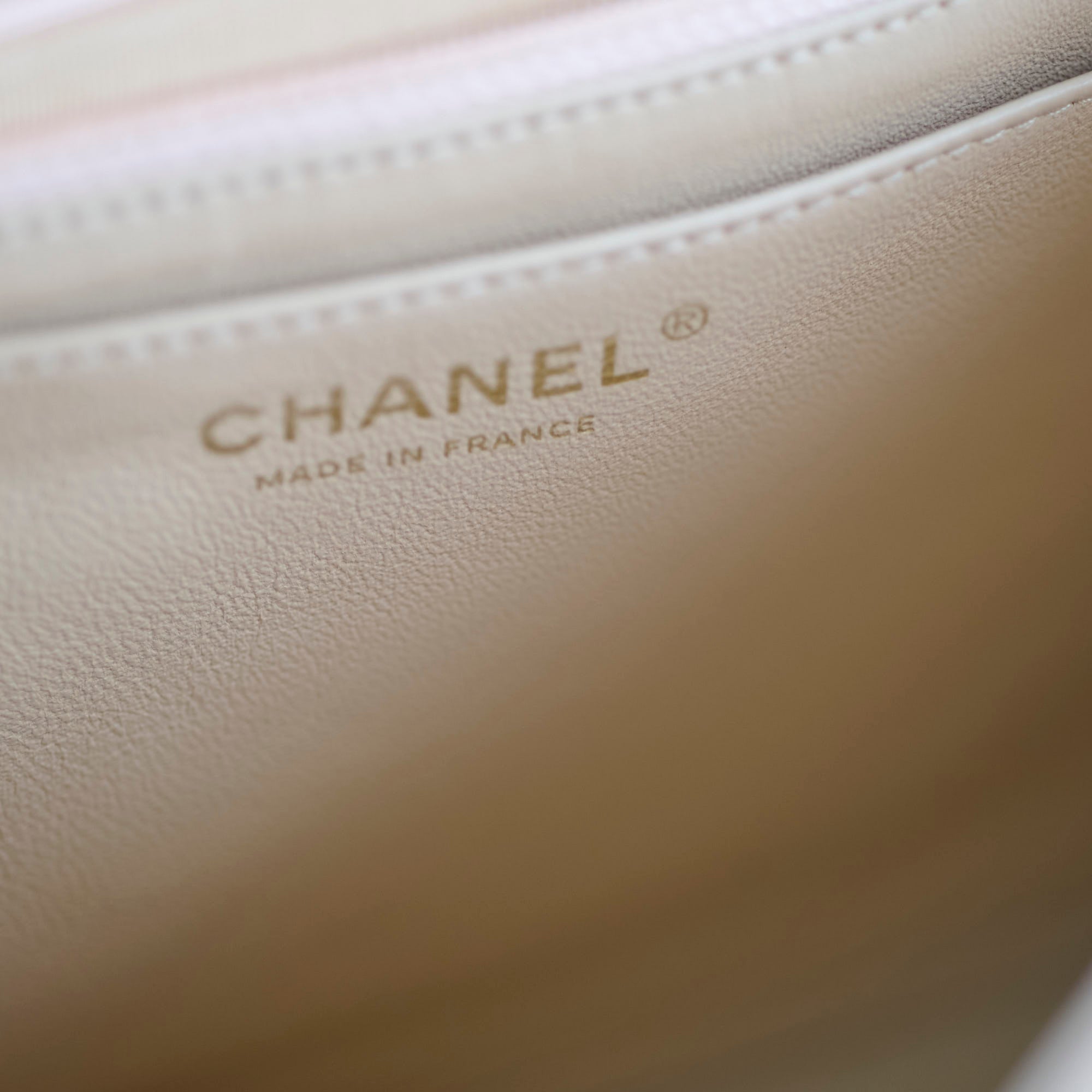 Authentic Chanel Single Flap Jumbo Bag in Beige Lambskin Leather (12 Series 2009) - Luxury Handbag for Women, Perfect for Work, Evening Events & Fashionable Outfits