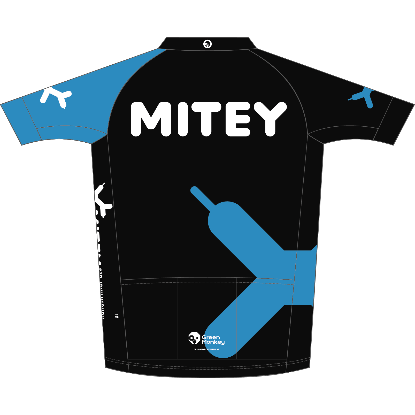 MITEY CLUB Jersey - Comfortable Blue Sports Shirt for Men & Women | Perfect for Running, Gym Workouts & Casual Wear