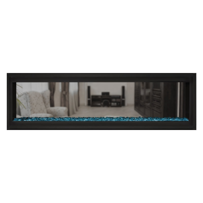 Napoleon Luxuria 74 See-Through Linear Direct Vent Gas Fireplace - LVX74N2X | Modern Home Heating & Stylish Fireplace for Living Rooms & Patios