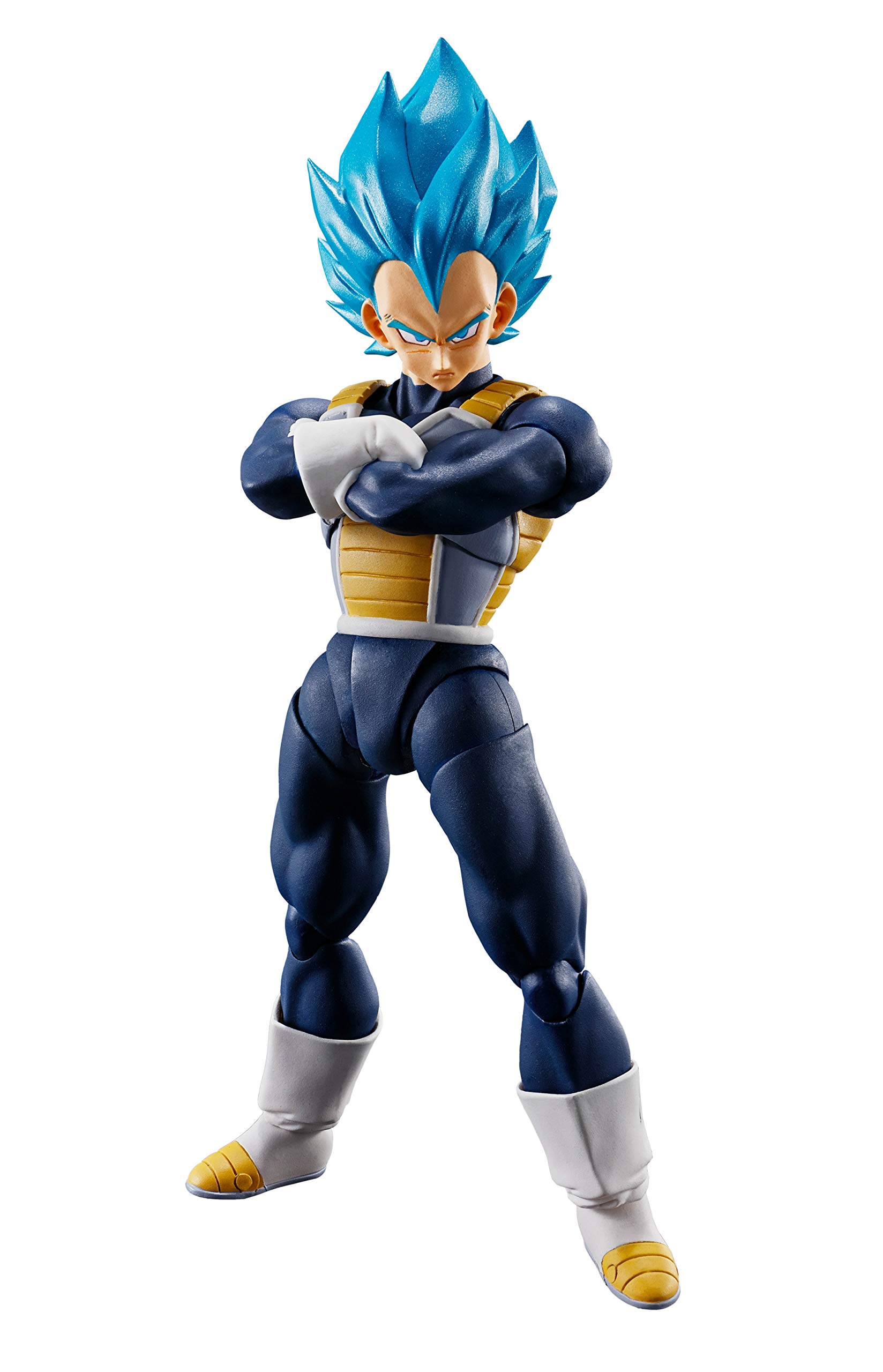 Bandai S.H. Figuarts Super Saiyan God Super Saiyan Vegeta Action Figure - Dragon Ball Super Broly Collectible - Perfect for Display, Anime Collections & Dragon Ball Fans
