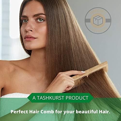Premium Neem Wood Comb for Women & Men - Natural Hair Growth Stimulating Comb for Styling, Detangling & Scalp Massage - Ideal for Daily Hair Care, Travel & Gifting