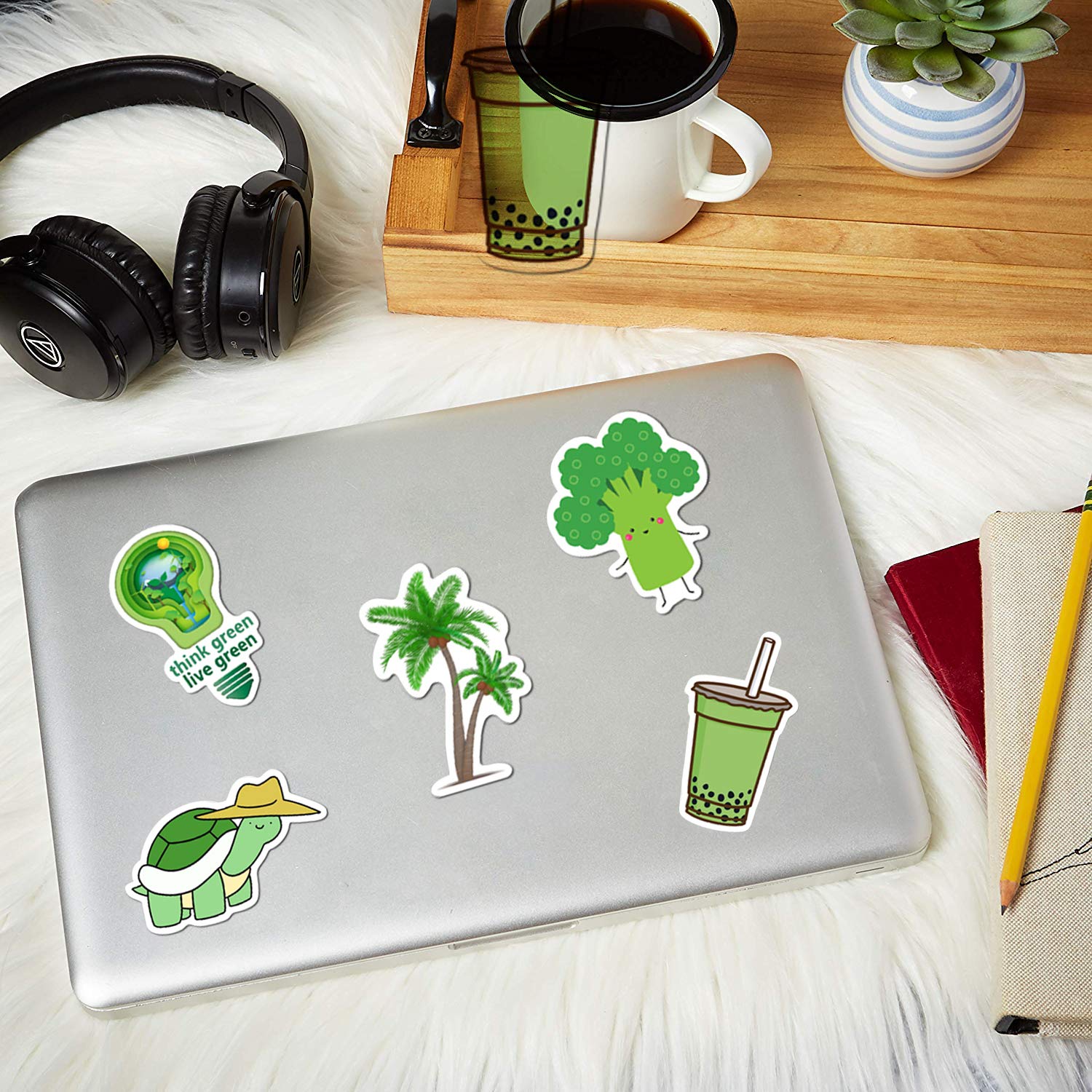 50 Pack VSCO Stickers for Hydro Flask - Waterproof Vinyl Decals for Hydroflasks, Laptops, Tumblers - Trendy VSCO Girl Aesthetic Stickers for Teens (Perfect for School, Water Bottles & Tech Accessories)