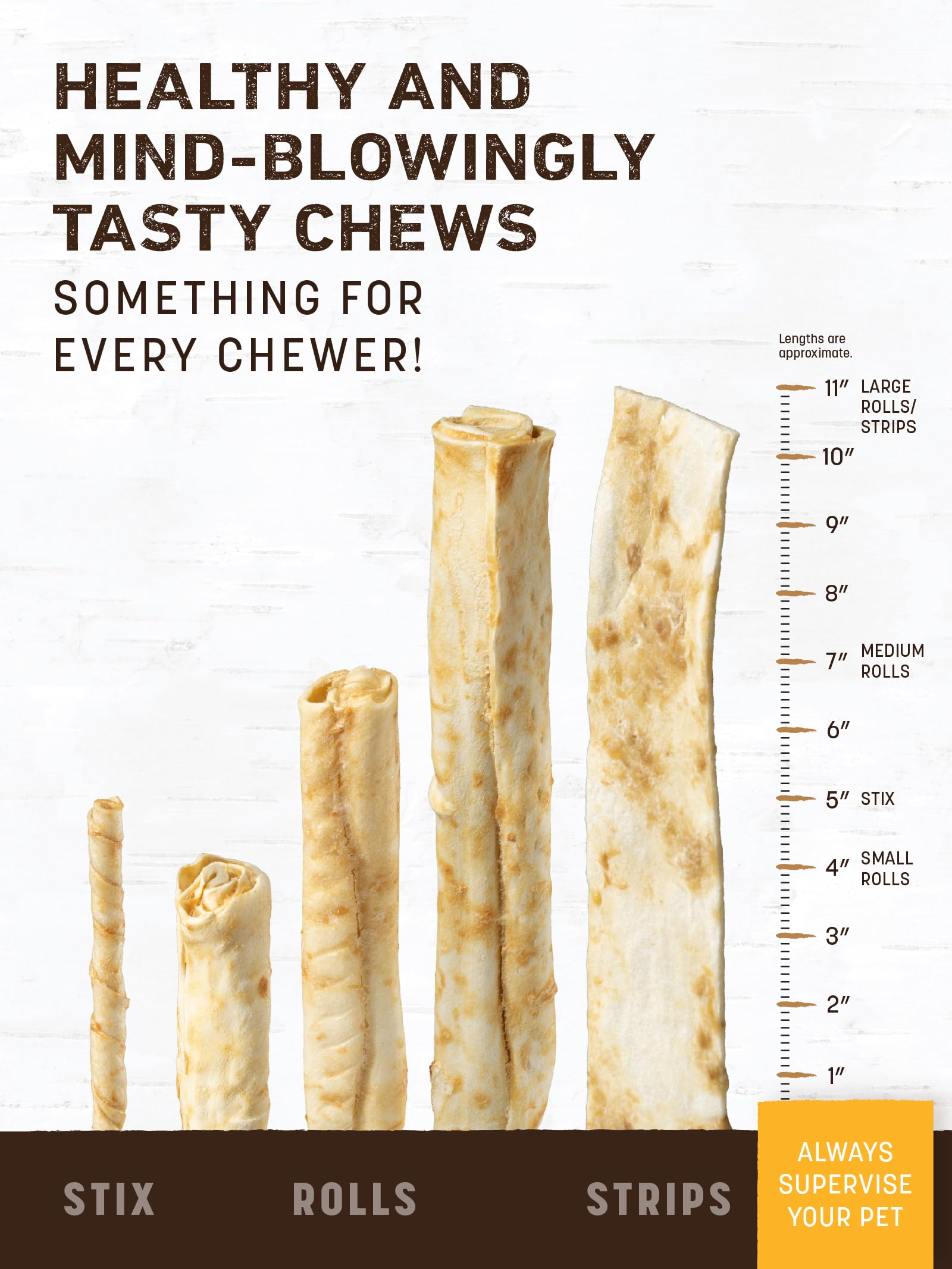 Earth Animal No Hide Large Peanut Butter Flavored Natural Rawhide-Free Dog Chews - Long Lasting Dental Treats for Large & Aggressive Chewers | Healthy Digestible Alternative to Rawhide | Perfect for Training, Teething & Anxiety Relief (1 Pack)