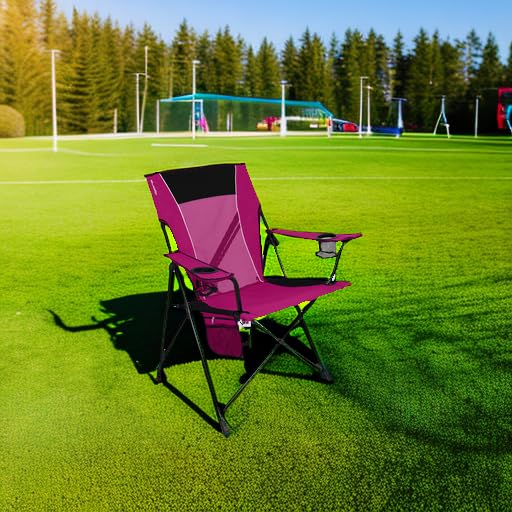 Kijaro Dual Lock Portable Camping Chair - Lightweight Folding Chair for Outdoor, Beach, Picnic, Sports, Lawn & Backyard - Adjustable & Sturdy with Dual Lock Technology - Perfect for Camping, Hiking, BBQs & Tailgating (Hanami Pink)