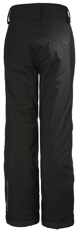Helly Hansen Legendary Kids Ski Pants - Waterproof Winter Snow Pants for Boys & Girls - Insulated Cold Weather Skiing Gear for Outdoor Activities (Black)