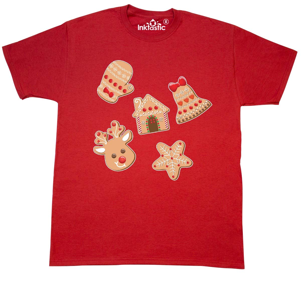 Christmas Gingerbread Cookies T-Shirt - Festive Holiday Apparel