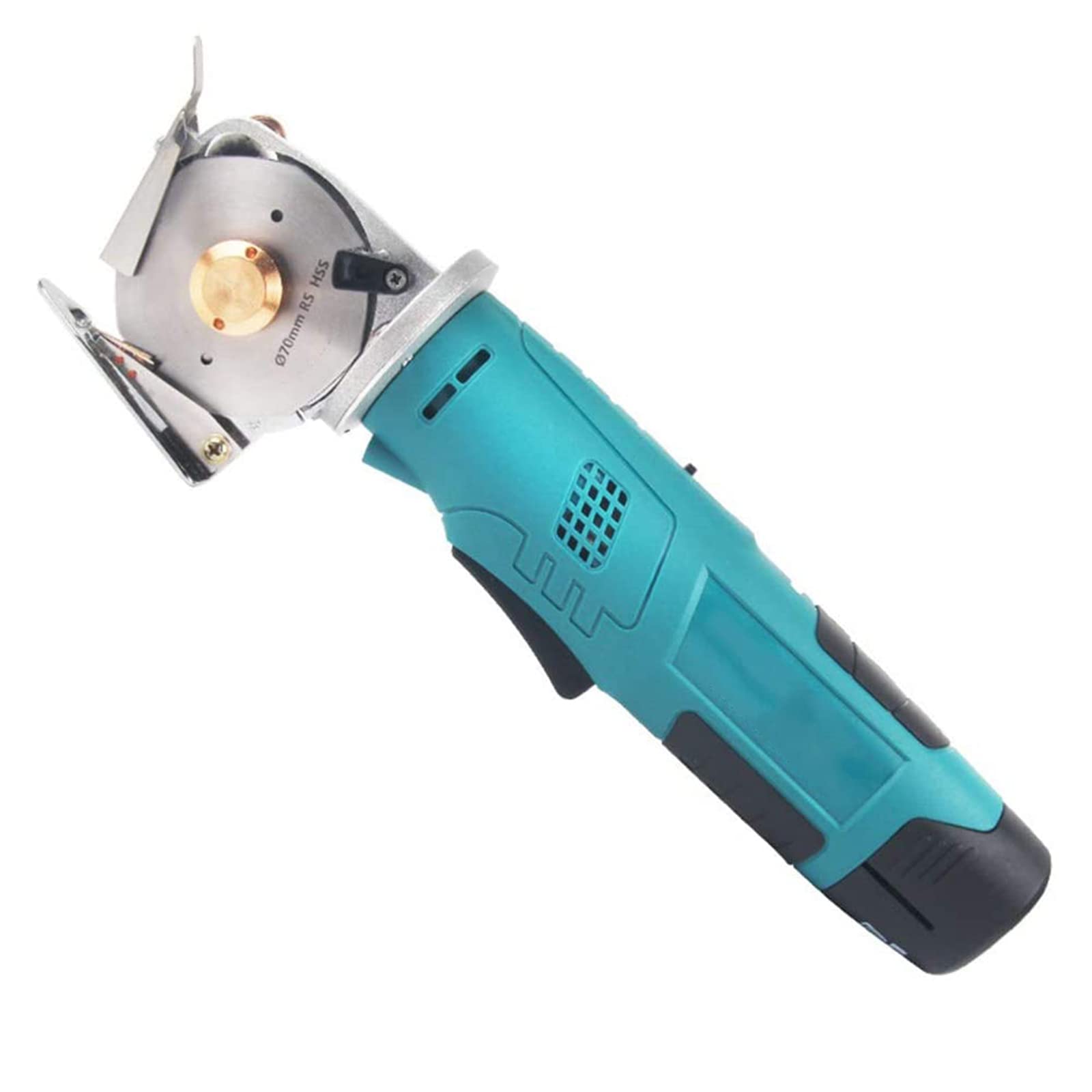 Upgraded Electric Fabric Scissors - Portable Round Knife Cutter with 4000mAh Lithium Battery, 25mm Cutting Thickness - Perfect for Leather Furniture & Clothing DIY Projects