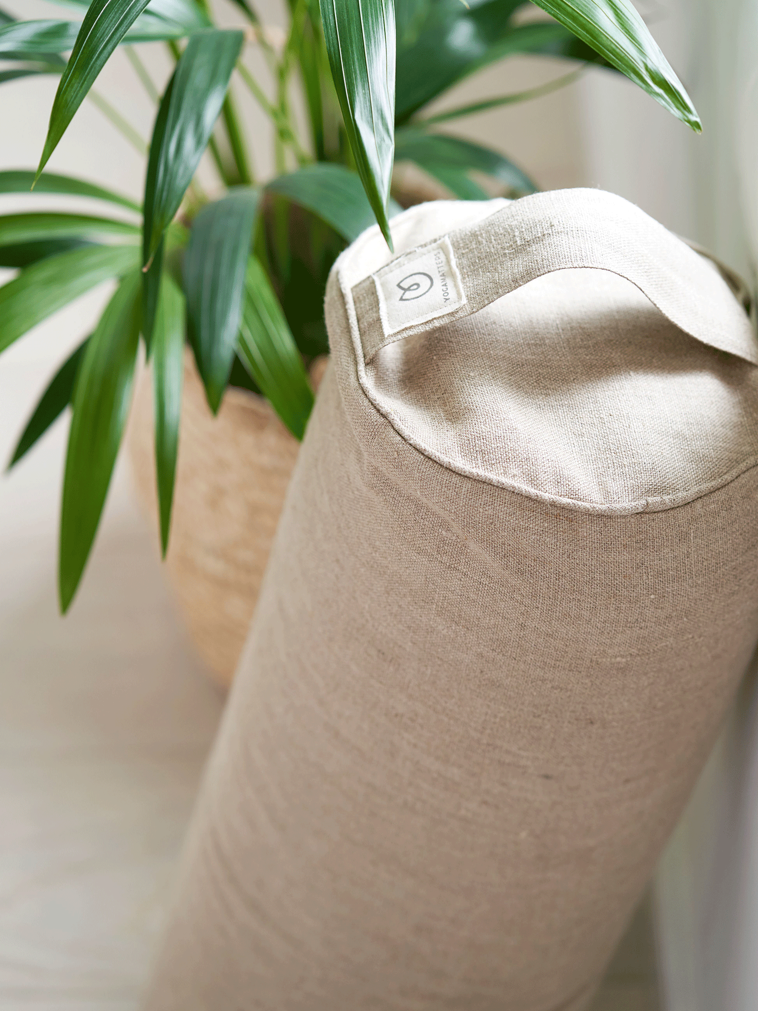 Yogamatters Hemp Buckwheat Bolster Pillow - Organic & Natural Support for Yoga, Meditation & Relaxation - Set of 4 - Perfect for Home, Studio & Therapy Use