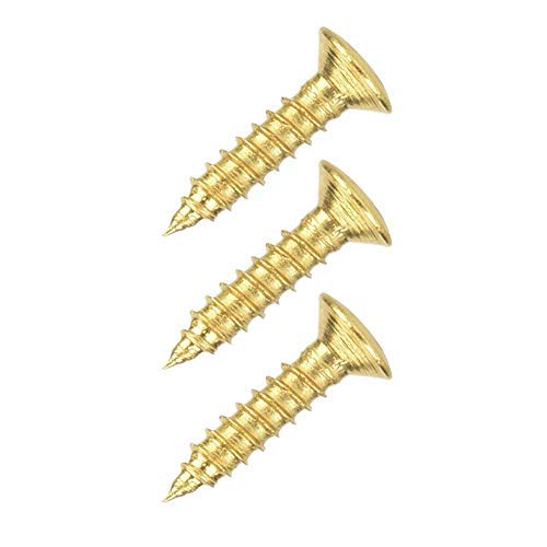 Bnineteenteam Guitar Pickguard Screws - Stainless Steel Mounting Screws for Fender Telecaster, Stratocaster & Bass Guitars - Perfect for Pickguard Replacement & Scratchplate Installation