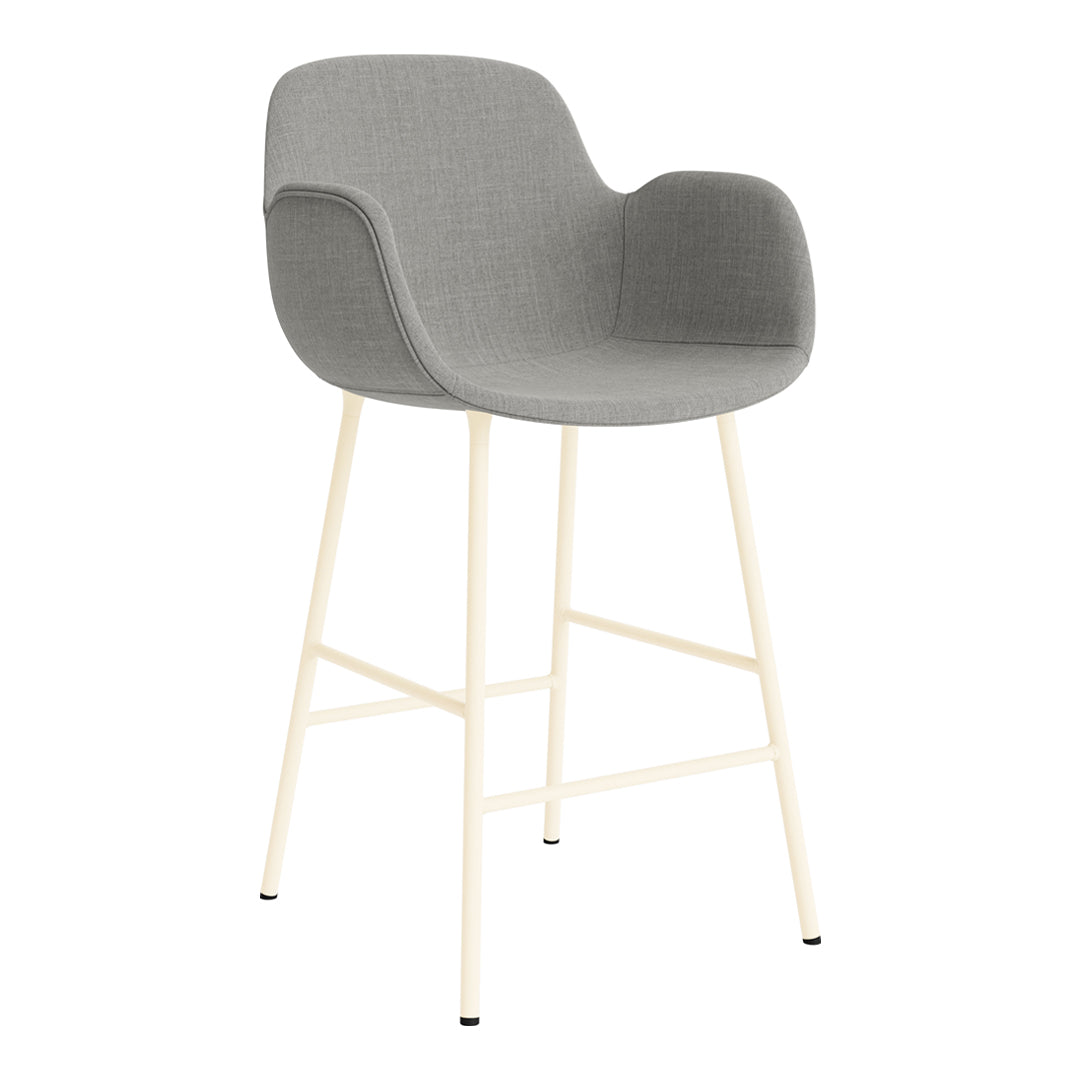 Stylish Fully Upholstered Form Counter Armchair - Perfect for Kitchen Islands, Breakfast Bars & Home Dining Areas