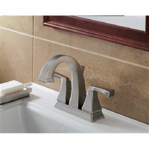 Delta Faucet Dryden Centerset Bathroom Faucet Chrome 2551-MPU-DST - High-Quality Bathroom Sink Faucet with Diamond Seal Technology & Metal Drain Assembly - Perfect for Modern Home, Hotel, and Commercial Bathroom Renovations