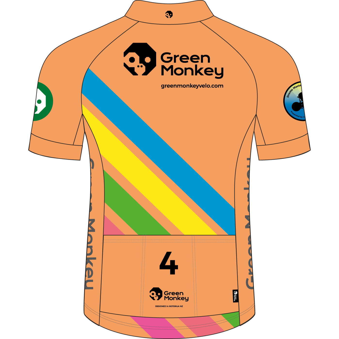 Drome Masters Cycling Keirin Jersey - High Performance Bike Jersey for Men & Women - Breathable & Moisture Wicking - Perfect for Road Cycling, Training & Competitions