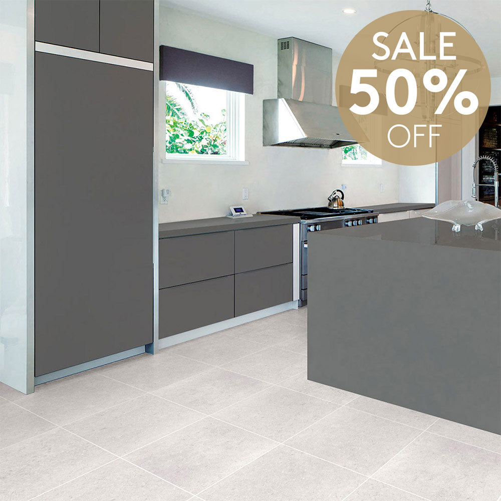 Harmony Ivory 450x450 Satin Finish Ceramic Tile - Perfect for Bathroom Floors, Kitchen Backsplash, and Living Room Accent Walls
