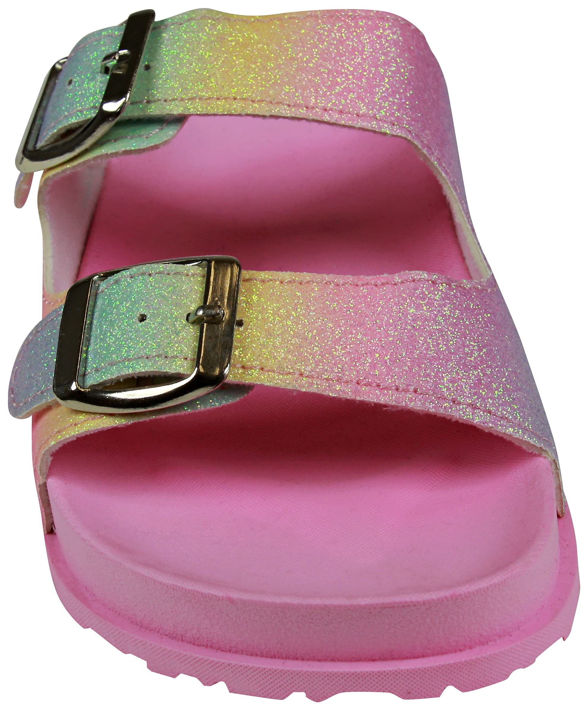 Capelli New York Girls Molded Injected Slide Sandals - Comfortable Kids Summer Shoes for Beach, Pool & Playtime